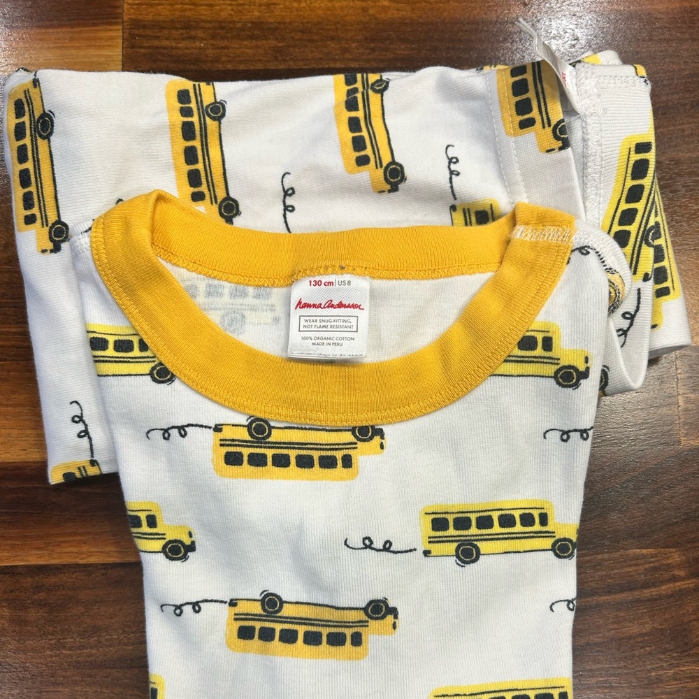Hanna Andersson school bus pjs